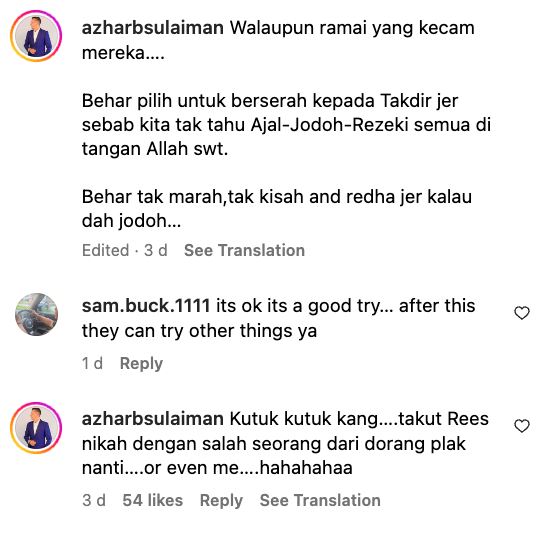 azhar sulaiman tak tolak andai anak atau dirinya berjodoh dengan ahli the gadys