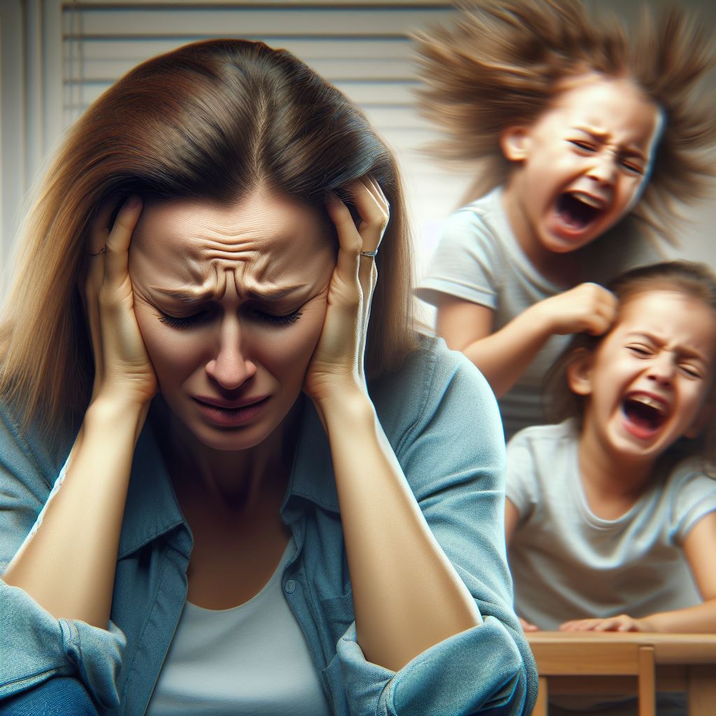 aneh, si ibu derita penyakit tak boleh dengar bunyi ketawa anak sendiri