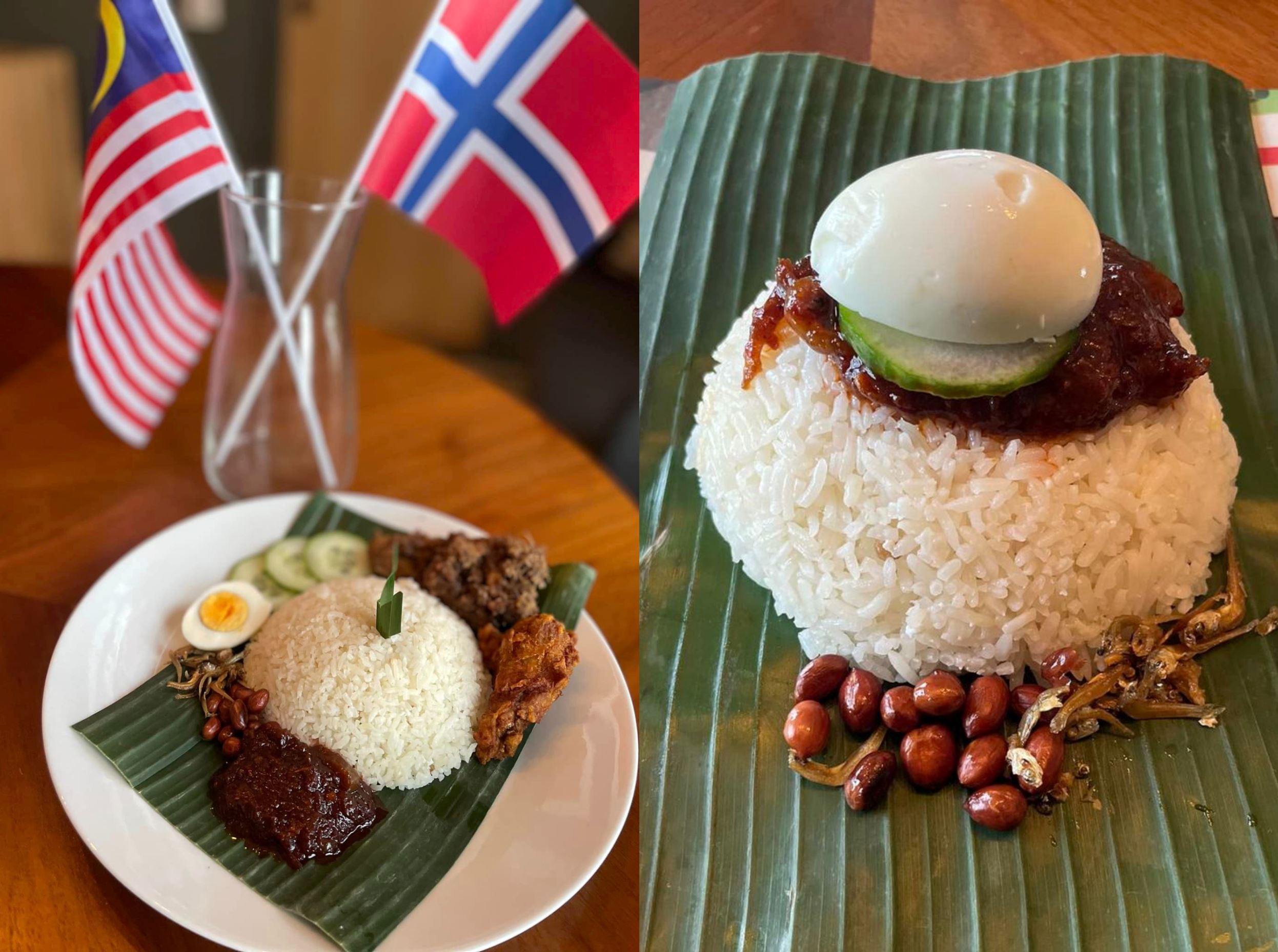 malaysians around the world make their own versions of nasi lemak to celebrate nasi lemak day! 