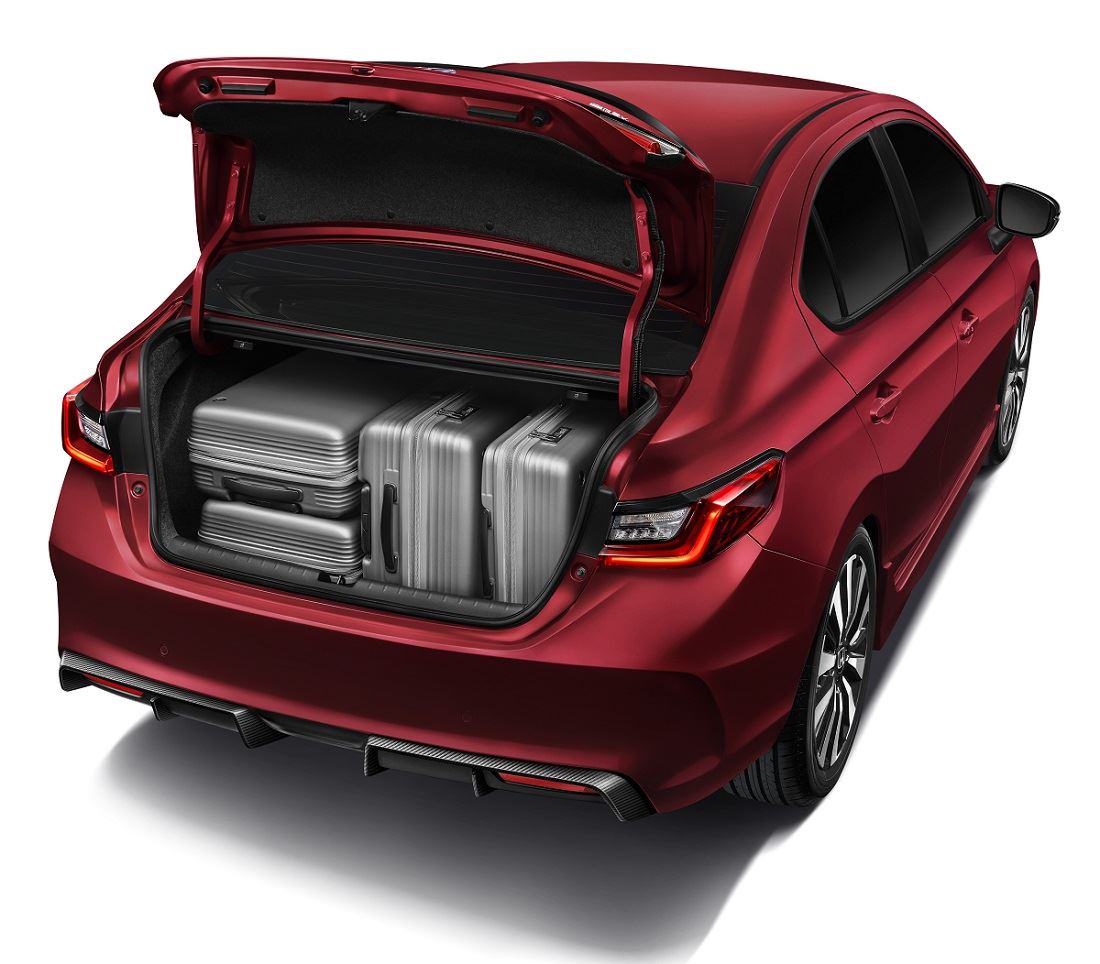 Honda City boot 519L of cargo space