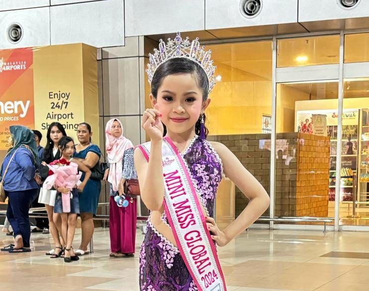 anak sarawak aisyah batrisya mini miss global 2024