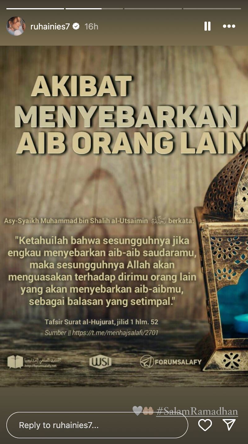 ruhainies kongsi empat golongan yang haram disentuh api neraka