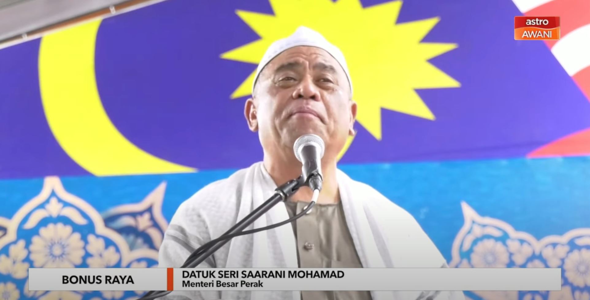 penjawat awam perak, ketua kampung terima bonus raya rm1,000