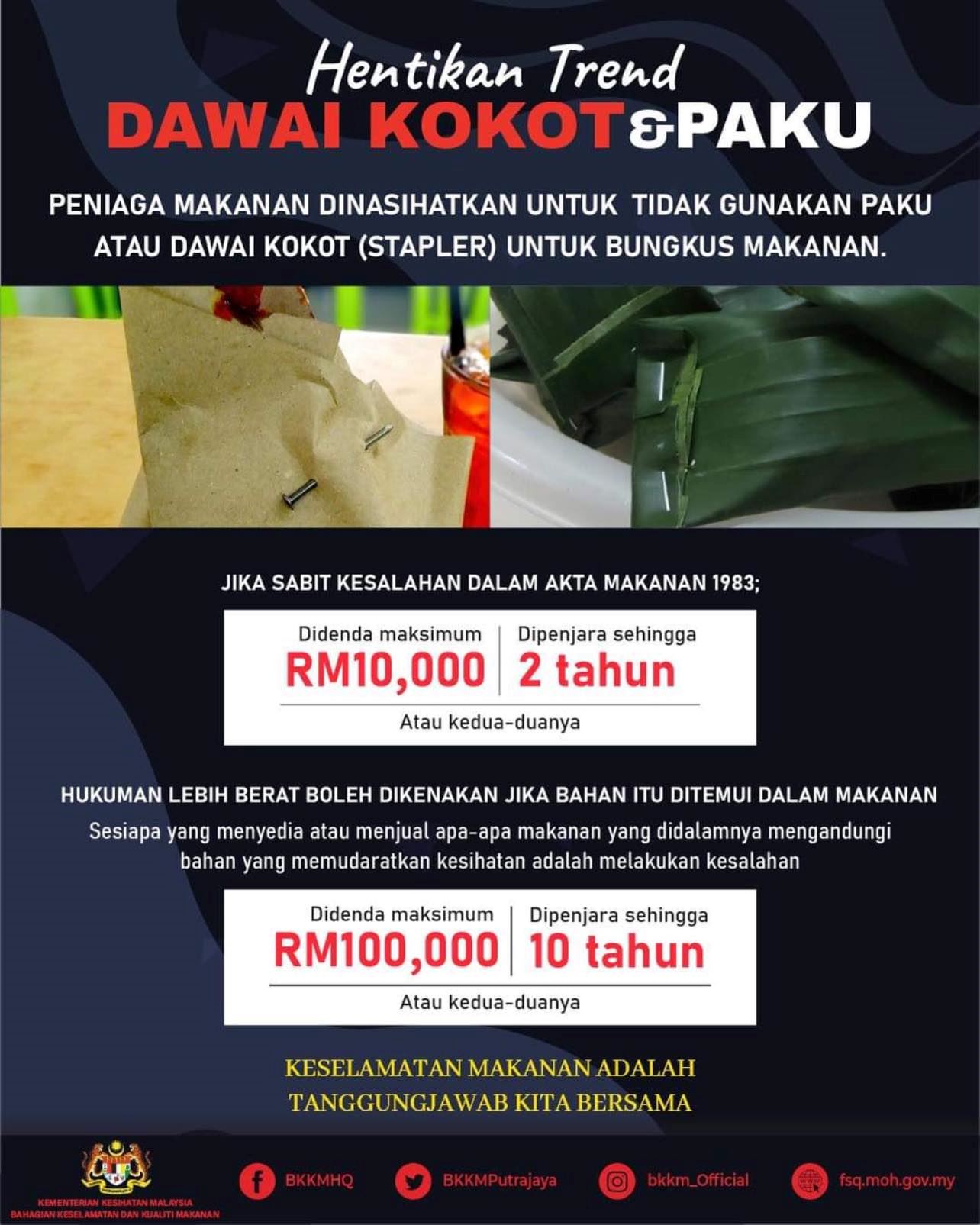 tepung pelita kini tak seperti dulu, ada sebab kenapa peniaga tak guna stapler