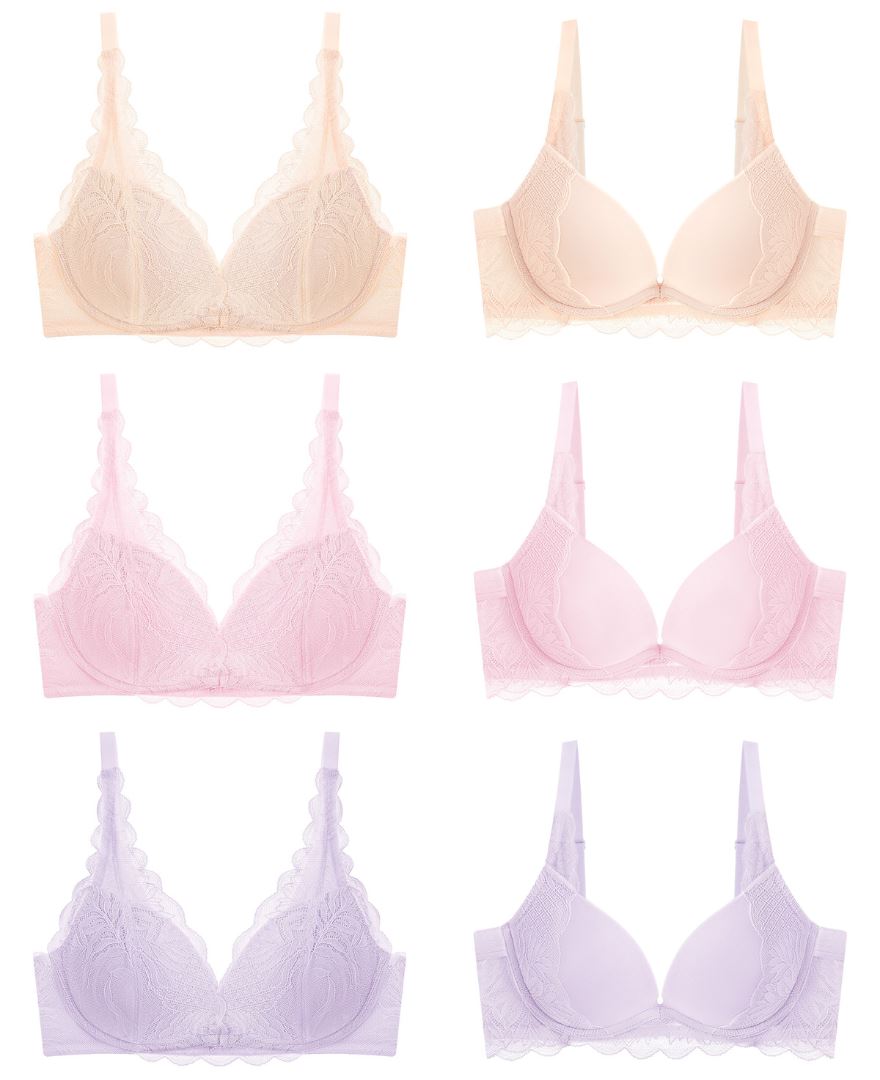 Triumph bras in different colours