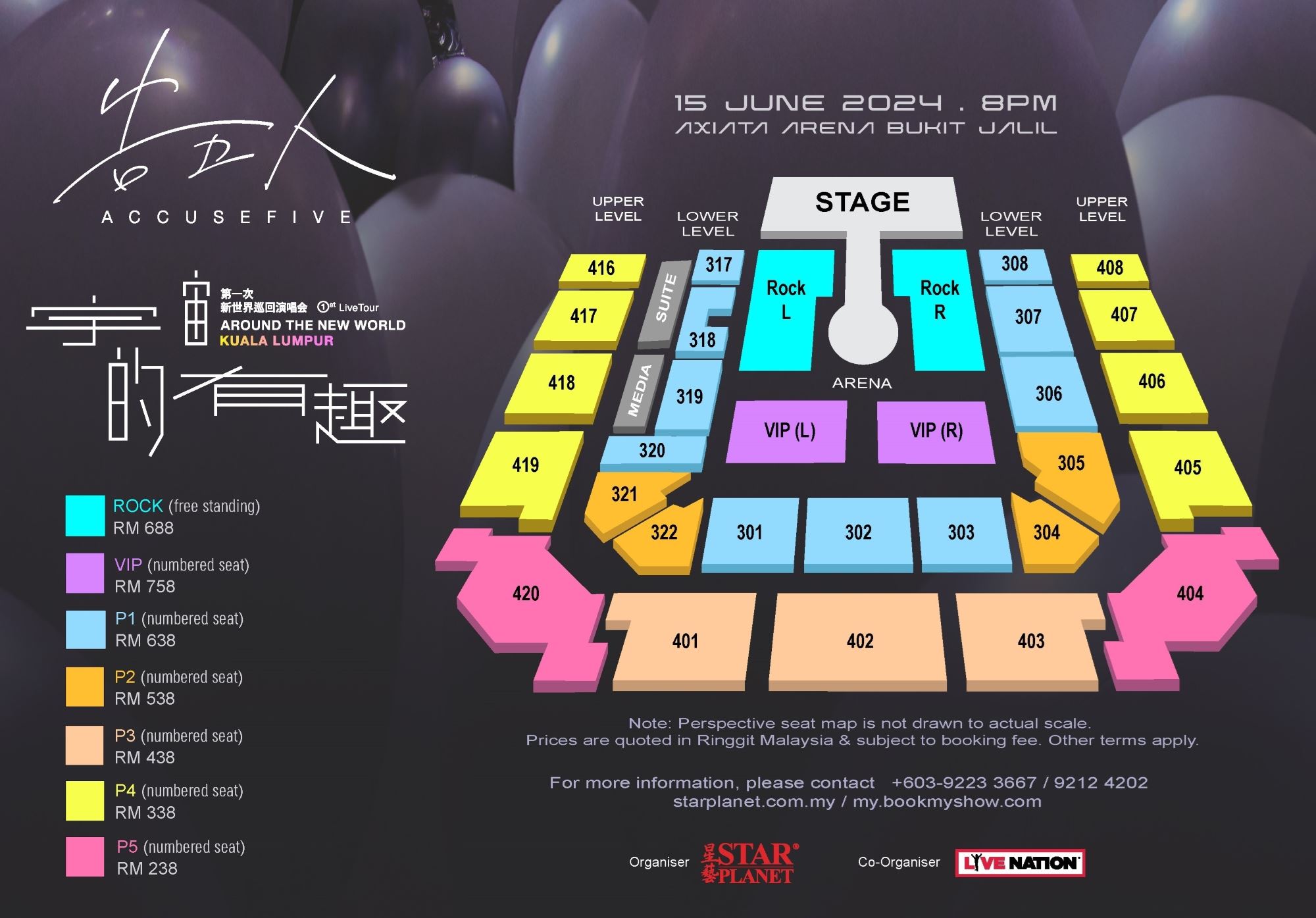 🎤告五人6月15日确定登陆吉隆坡万人体育馆🇲🇾“新世界”门票于4月4日全面开售🔥
