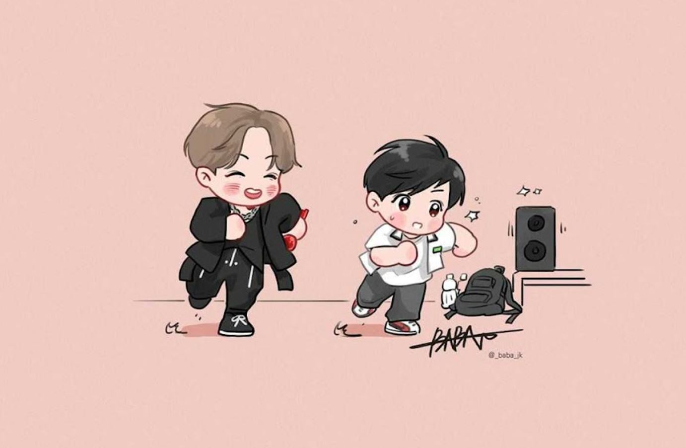 my heart feels warm bts v touched by fan art, invites artist to work with his company