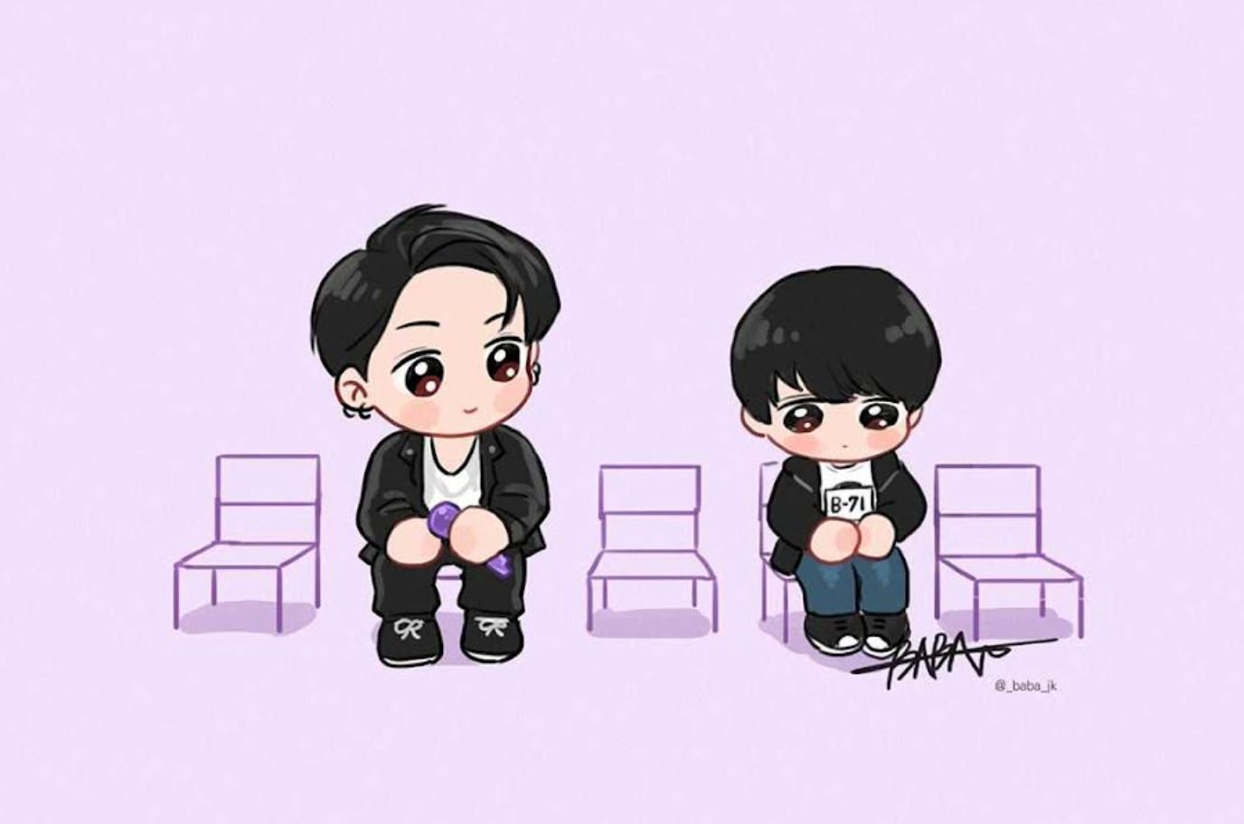 my heart feels warm bts v touched by fan art, invites artist to work with his company