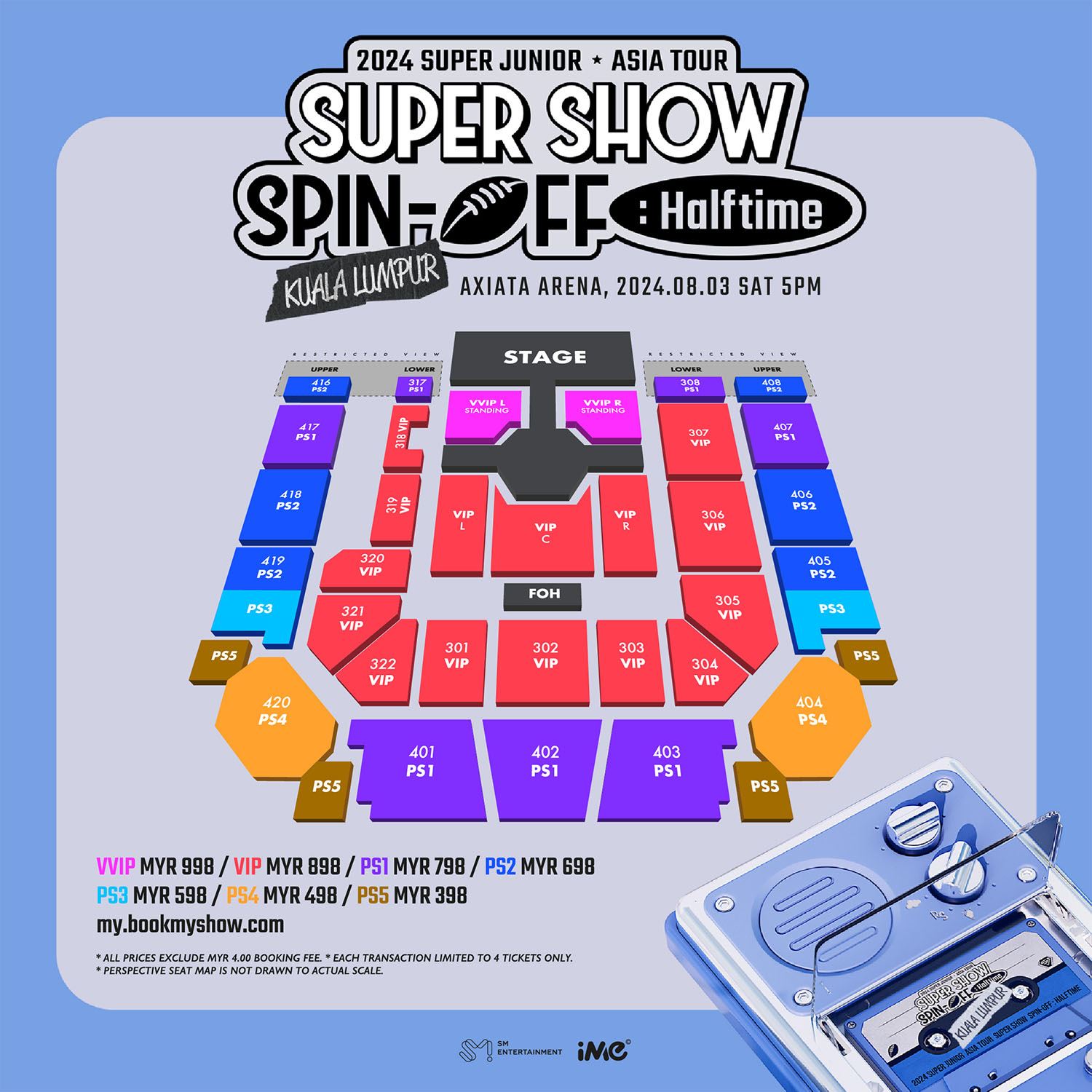 🇰🇷super junior 8月3日强势回归大马舞台❗门票将于5月14日开售🎫