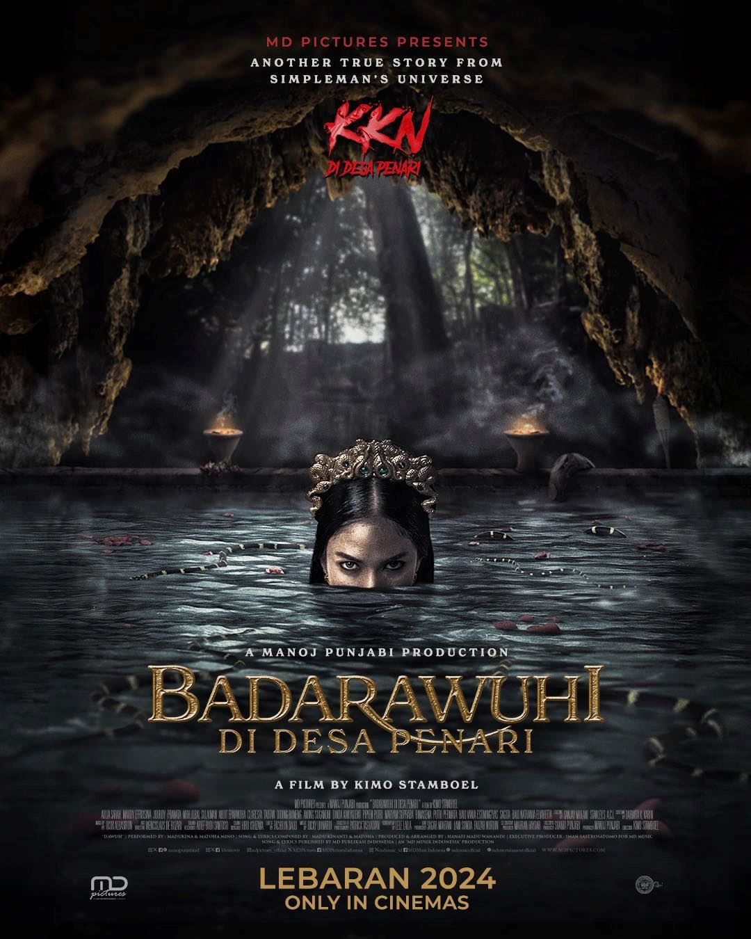 印尼恐怖电影《鬼舞村》续集《鬼舞村:诅咒起源》❗女主角与数百条真蛇同台演出🐍