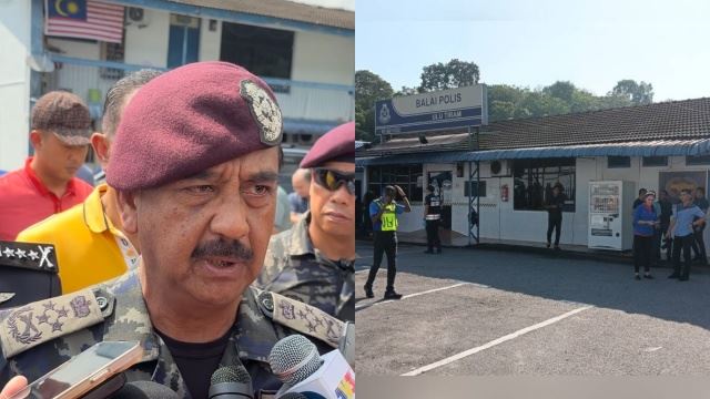 sanggup membunuh? serang balai polis ulu tiram, suspek mahu rampas senjata api