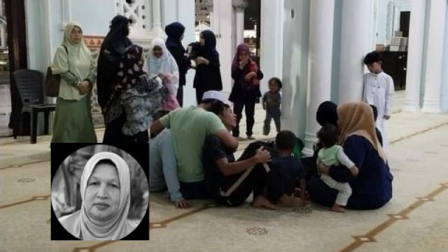 jemaah terkejut lihat wanita meninggal dunia selepas solat