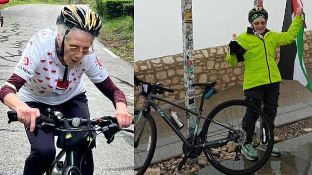 solidariti buat palestin! nenek 82 tahun sanggup daki gunung kumpul dana