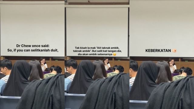 “jangan berkira dengan ibu bapa” - netizen tersentuh pensyarah nasihatkan pelajar