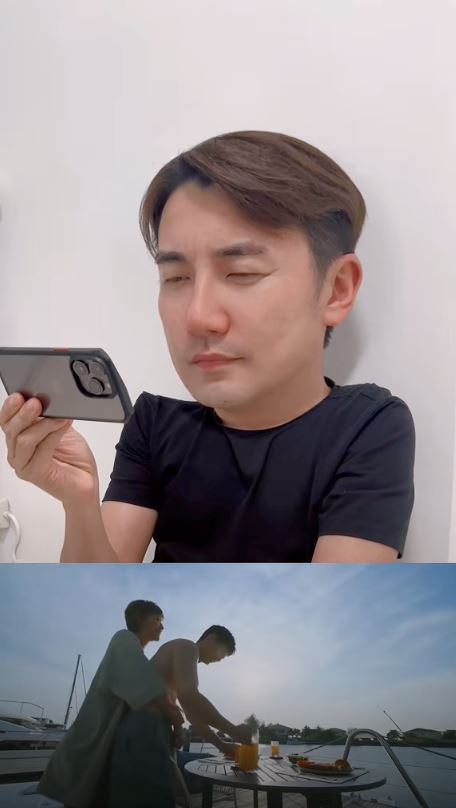 洪永城看老婆亲吻戏激到出烟❗爆这个动作从来没有对他做过🤣