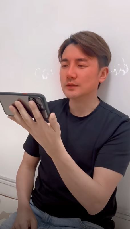 洪永城看老婆亲吻戏激到出烟❗爆这个动作从来没有对他做过🤣