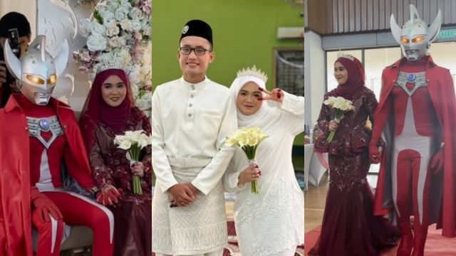 “sorok muka daripada isteri tua ke?” - ultraman taro naik pelamin