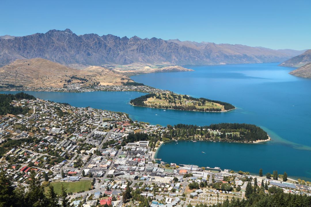 View from Bob’s Peak in Queenstown, New Zealand