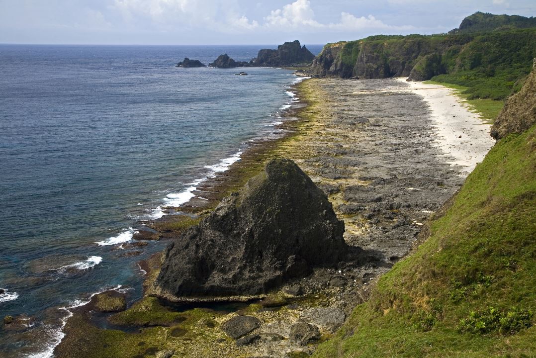 The seabed on an island in Taitung, Taiwan