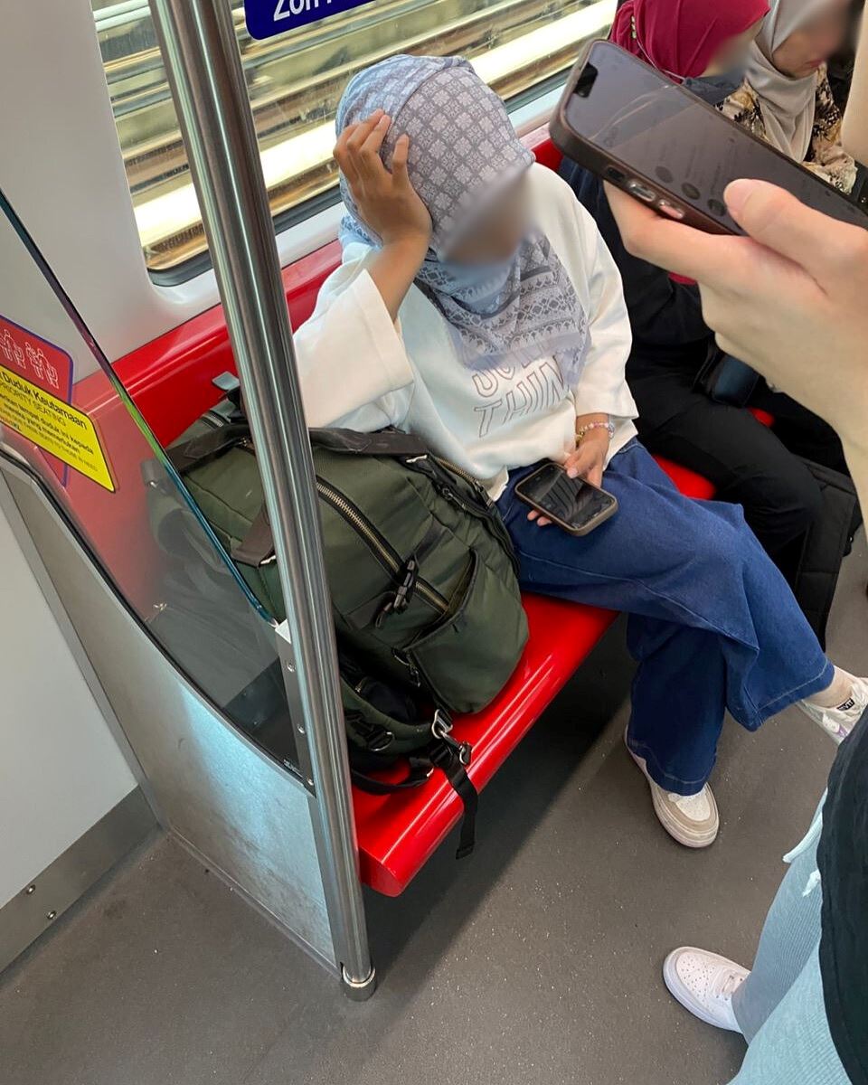 rapid kl reminds commuters to respect priority seats after passenger uses one for her bag