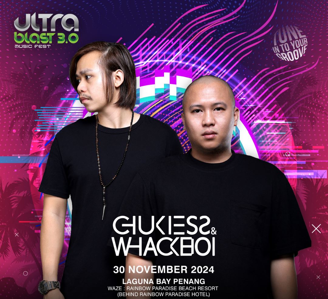 A poster of Chukiess and Whackboi at the upcoming Ultra Blast 3.0 Music Fest