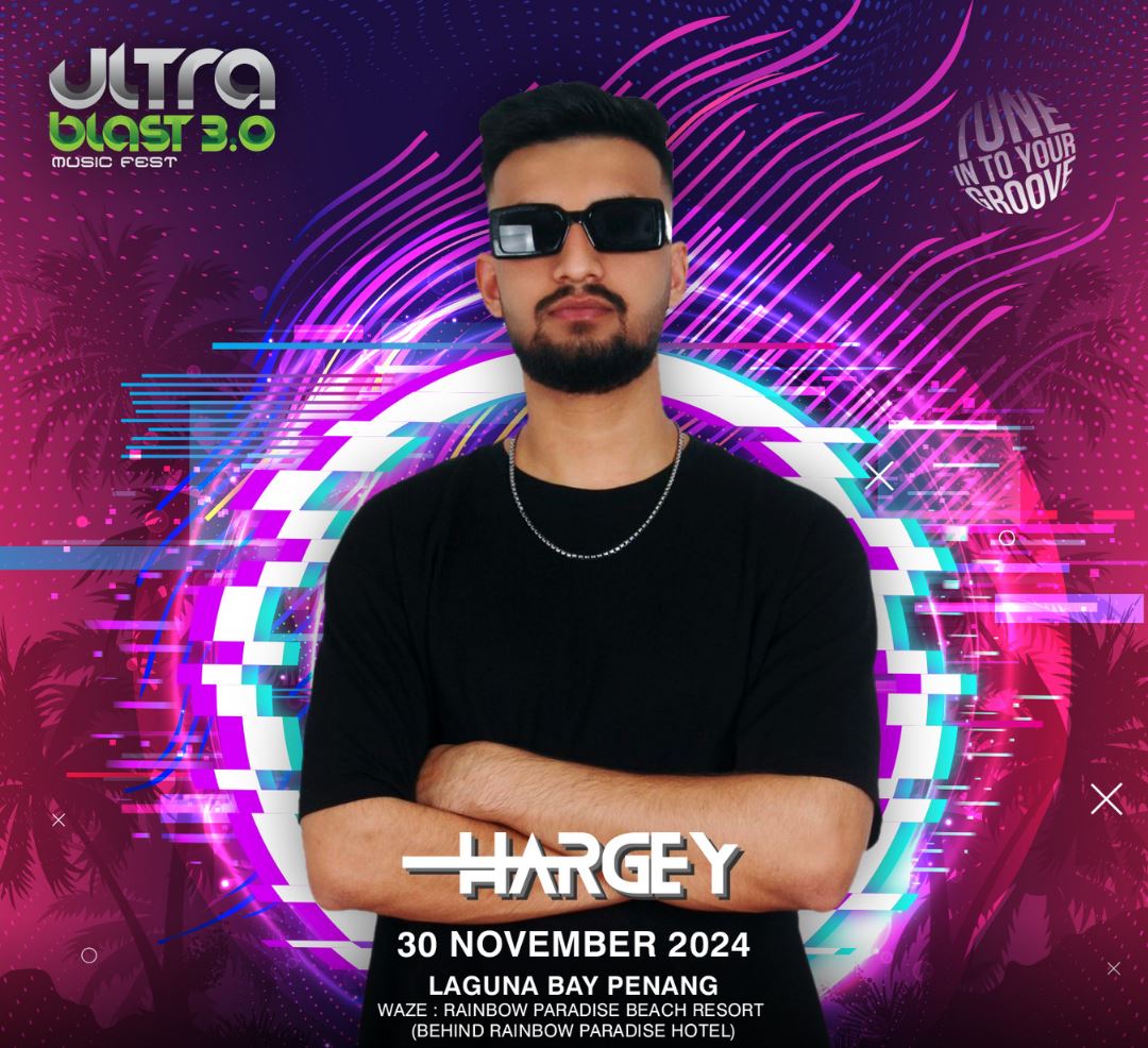 A poster of Hargey at the upcoming Ultra Blast 3.0 Music Fest