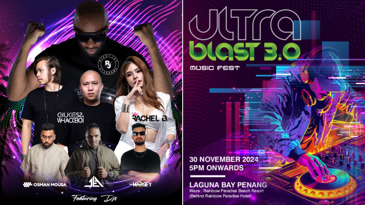 Posters promoting the Ultra Blast 3.0 Music Fest