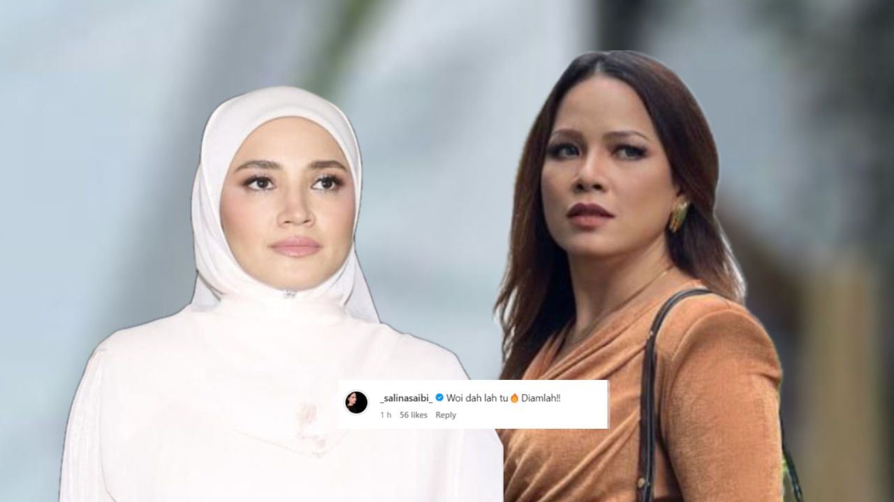 ‘woi, diamlah’ – usah sengketa, salina saibi minta fazura berdiam diri