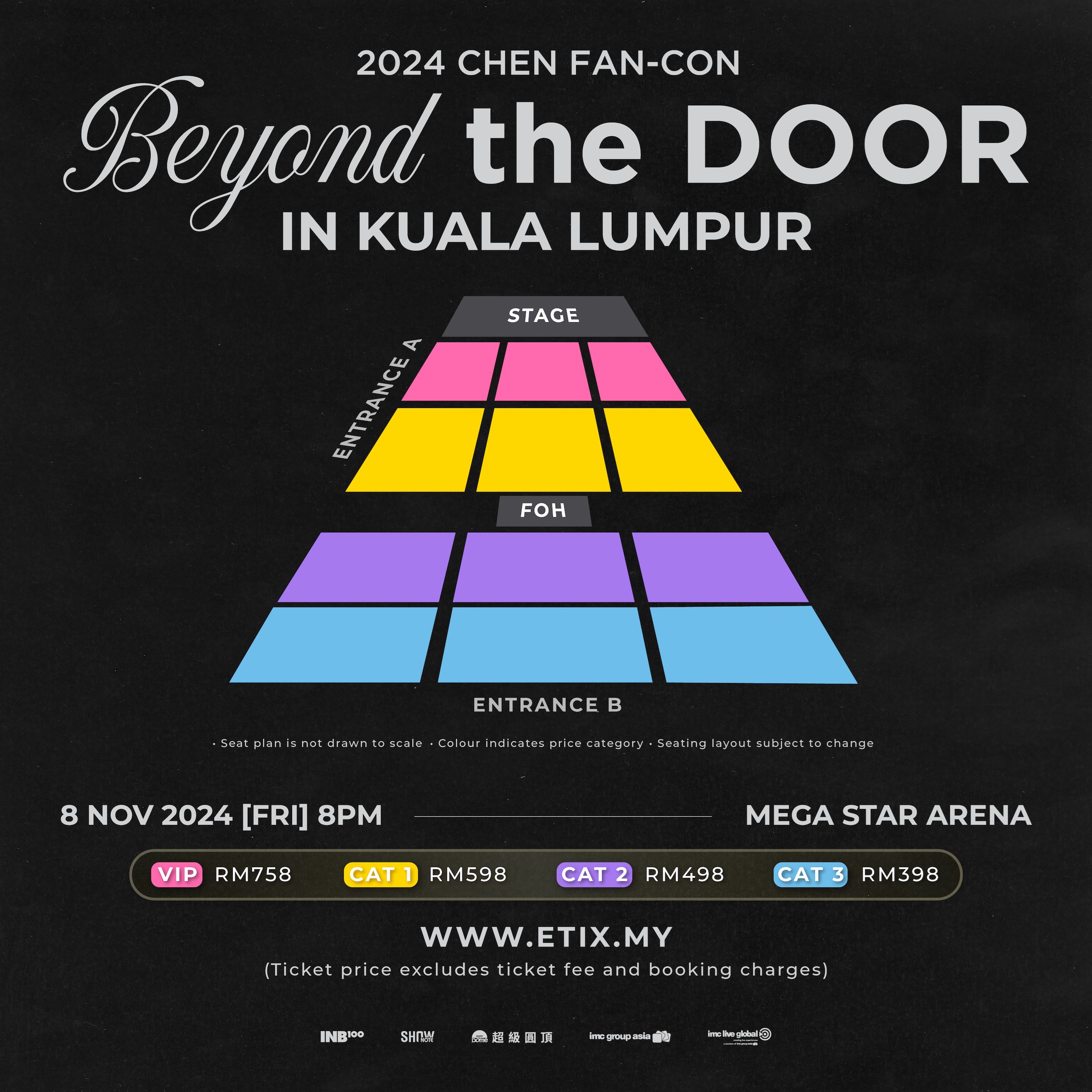 🇰🇷exo成员chen要来马和你见面啦❗门票将于10月11日开售🔥