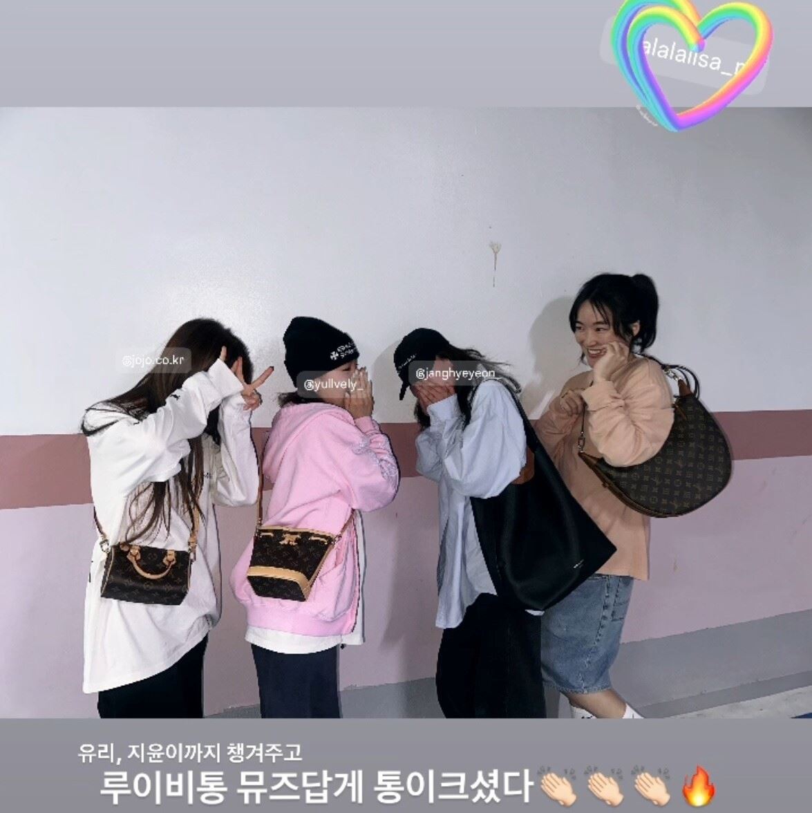 lisa大方送化妆师人手一个lv包！最贵将近20万？！