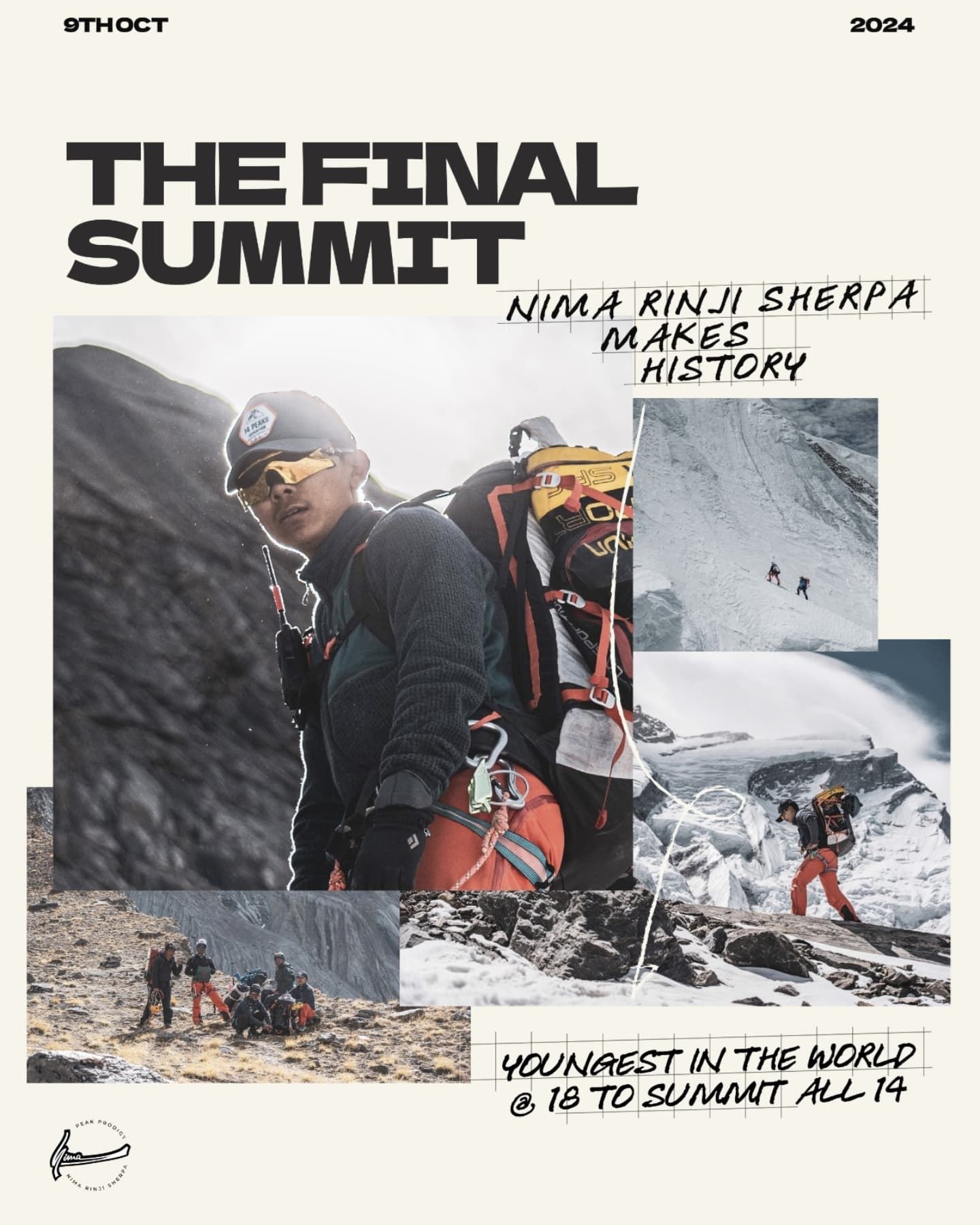 18岁少年征服14座高峰⛰️创最年轻纪录💥