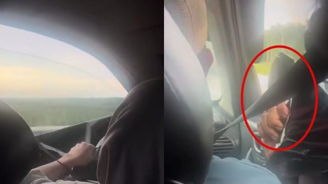 individu menggelupur cabut ‘tinted’ nampak jpj