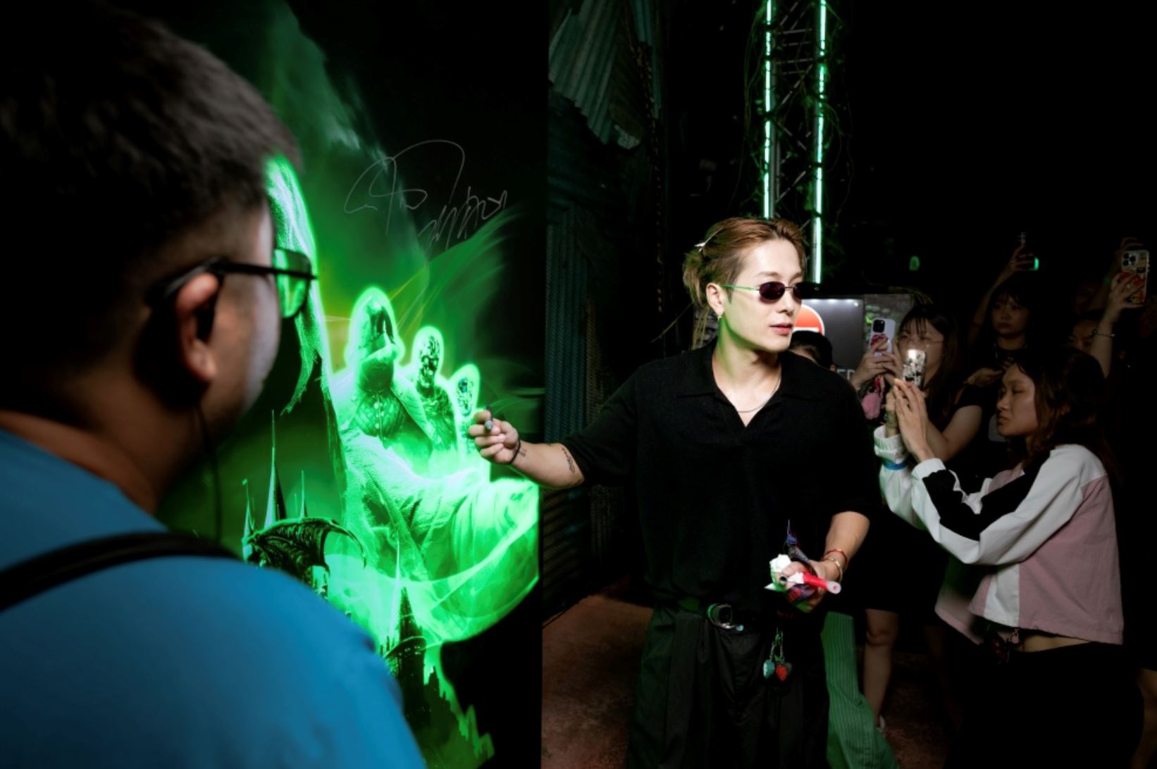 王嘉尔亲手设计万圣节鬼屋！被吓到放声尖叫！