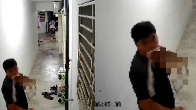 tindakan lelaki cium coli di luar rumah wanita undang kecaman