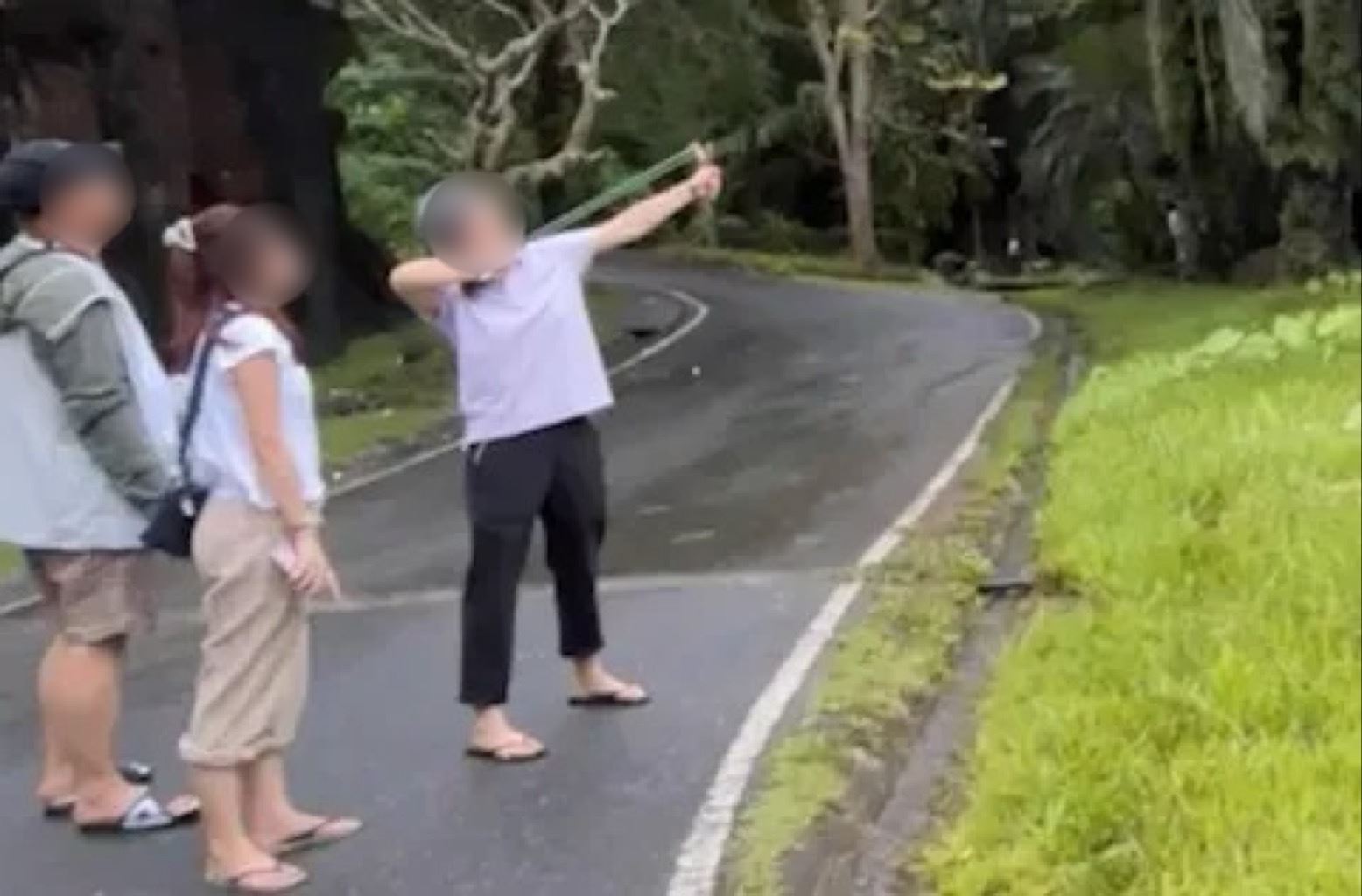 pelancong china ‘keras kepala’, selamba lastik haiwan di zoo 