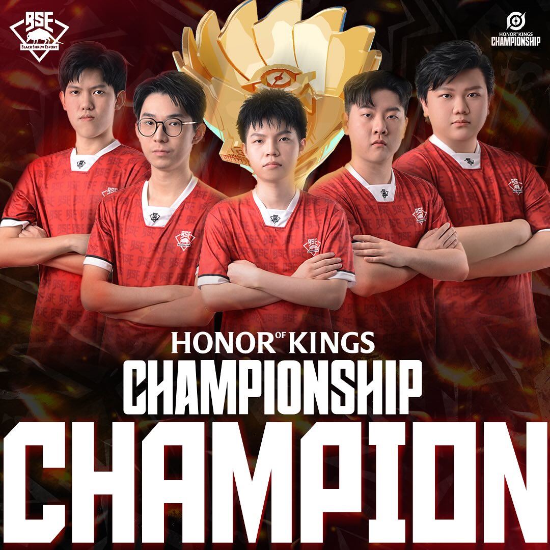 🎮《王者荣耀》冠军邀请赛❗大马bse战队获世界冠军🏆