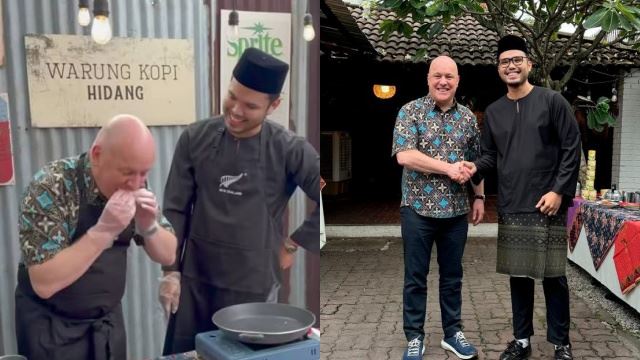 khairul aming teruja masak nasi lemak untuk pm new zealand