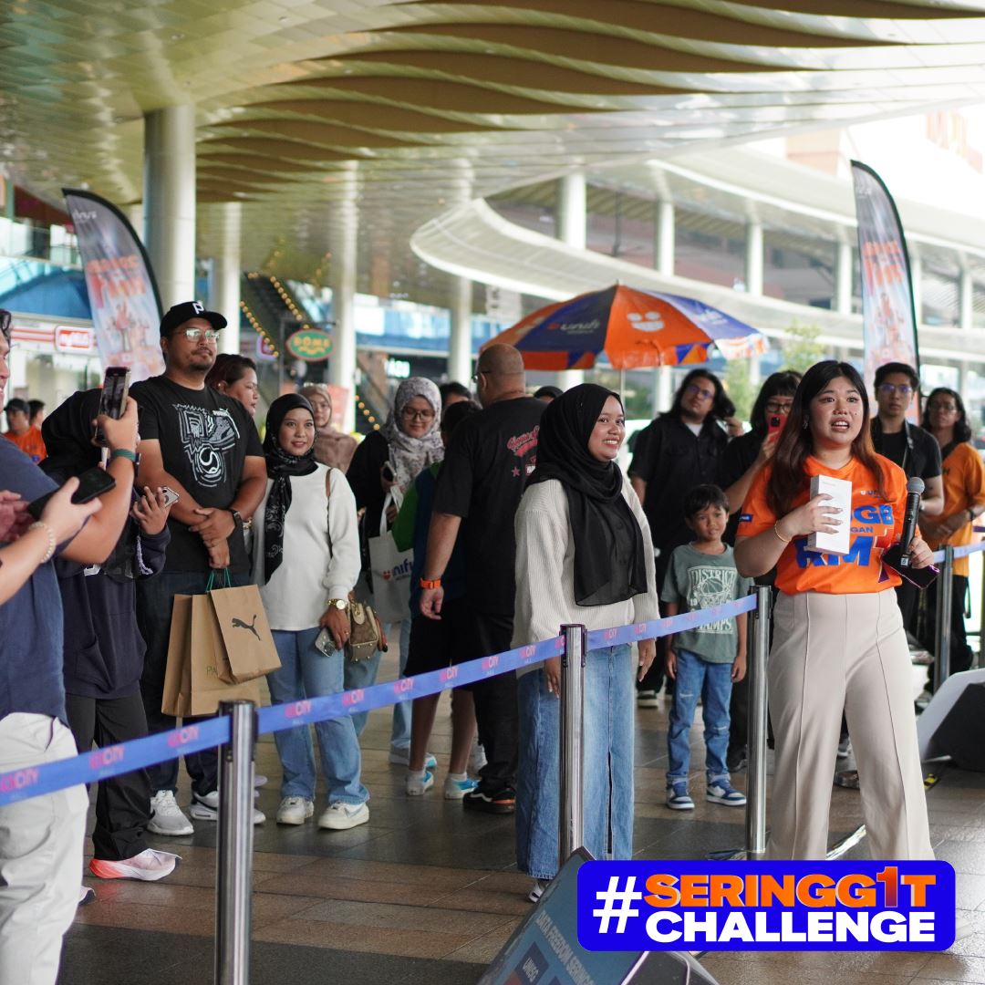 A group of people lining up to take part in an activity