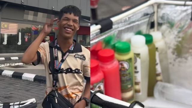 ‘tengok video ni auto nangis’ - netizen sebak tengok anak istimewa berniaga