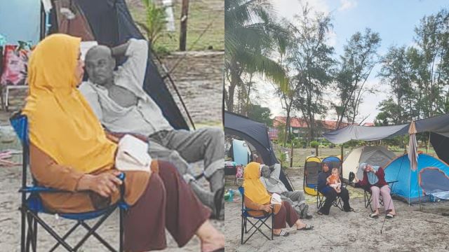 terkejut pokok tumbang, ayah mengucap sebelum meninggal dunia