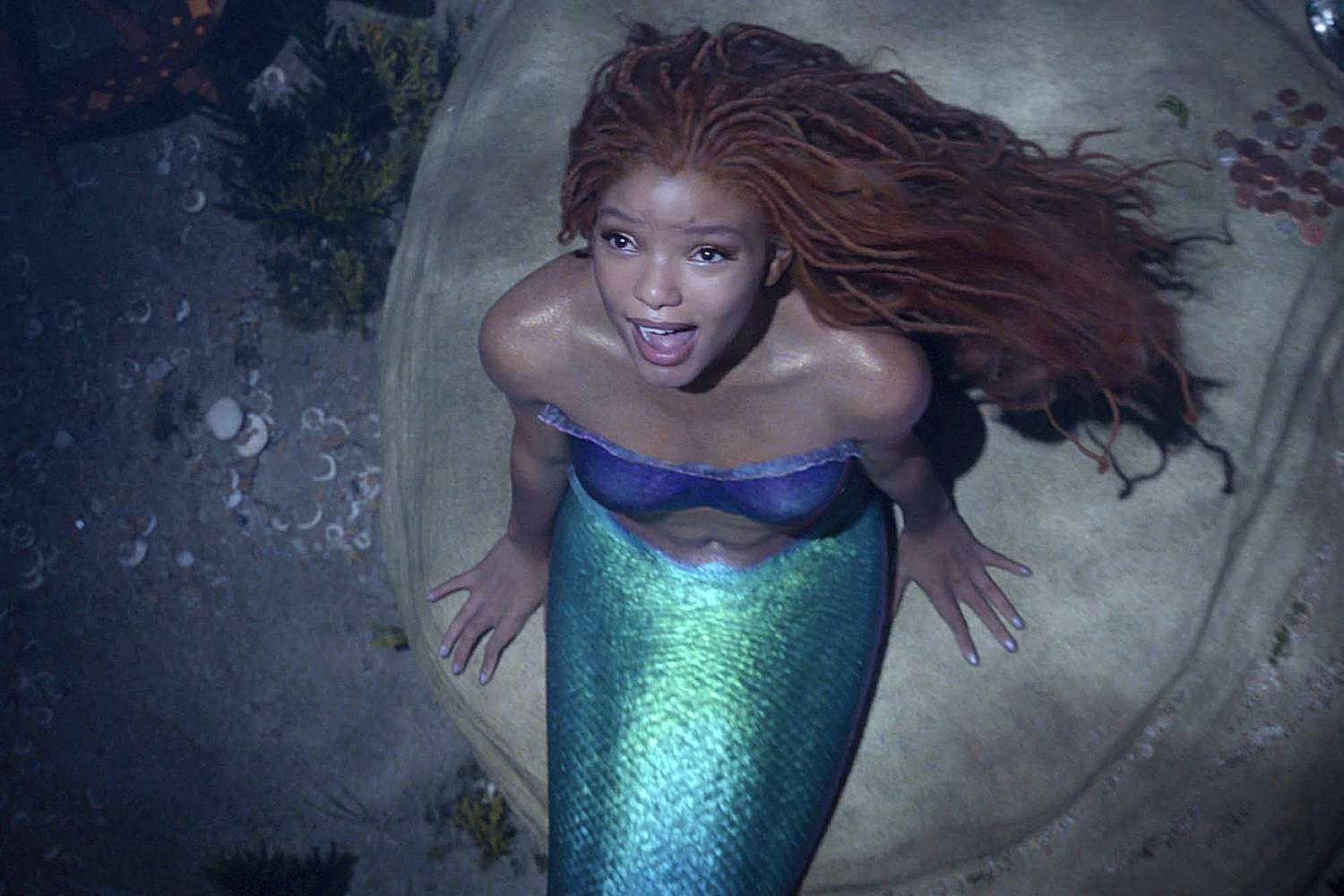 “i’m crying”: halle bailey’s son realizes she’s ariel in the little mermaid