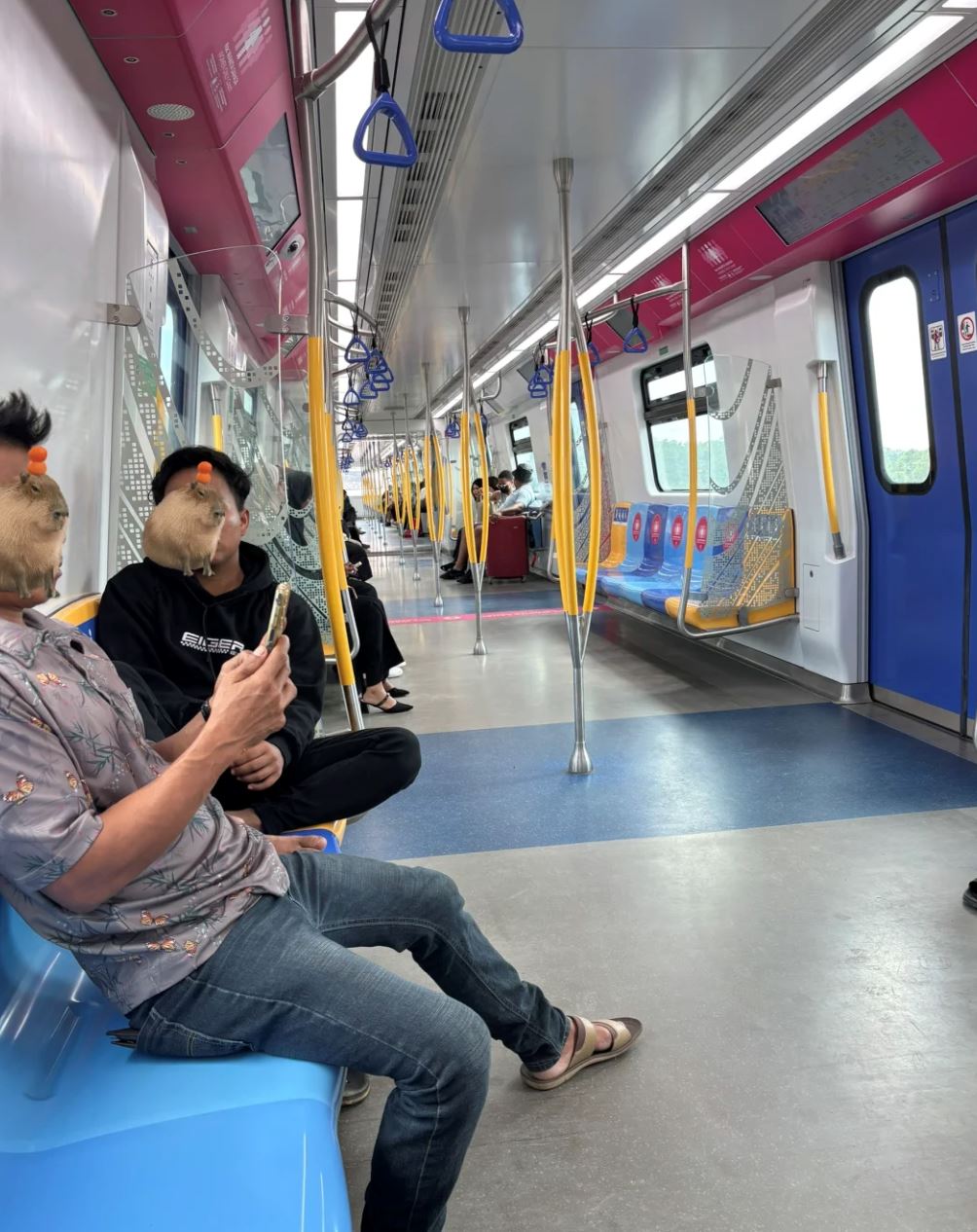 rapidkl steps in after men are seen misusing women-only coach, even resting their feet on the seats