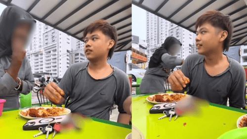 peminta sedekah pukul pelanggan kedai makan, tidak dapat wang yang diminta