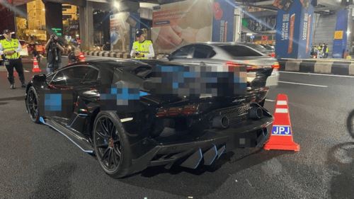 pemandu lamborghini tidak berlesen antara ditahan dalam operasi khas hra