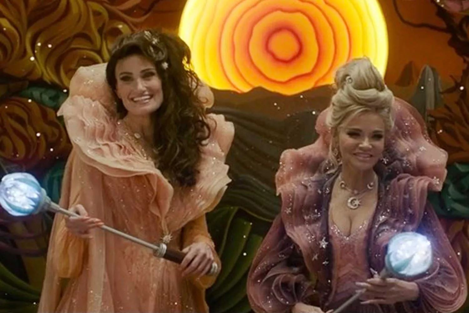 kristin chenoweth has a ‘wicked’ idea for broadway reunion with idina menzel