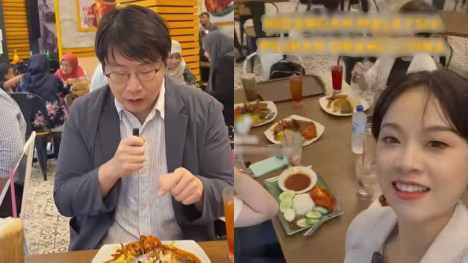 wartawan dari china order nasi kandar guna bahasa melayu - “siap minta kuah campur macam pro!”