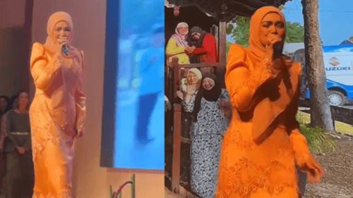 “saya menyanyi untuk menghargai warga kkm, rela hati dan tanpa bayaran”- datuk seri siti nurhaliza