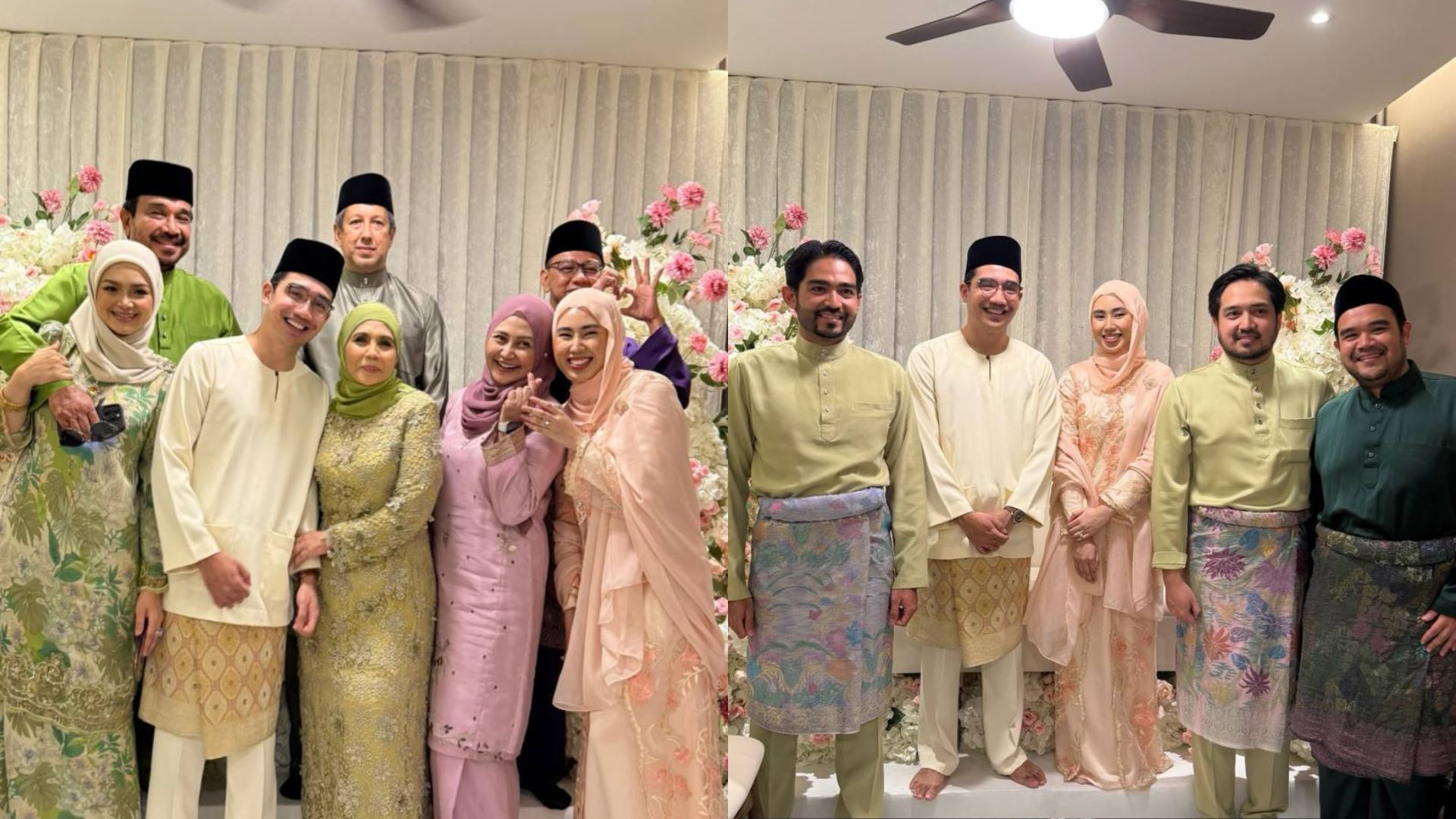  anak tiri siti nurhaliza, aazief khalid selamat bertunang dengan kekasih hati