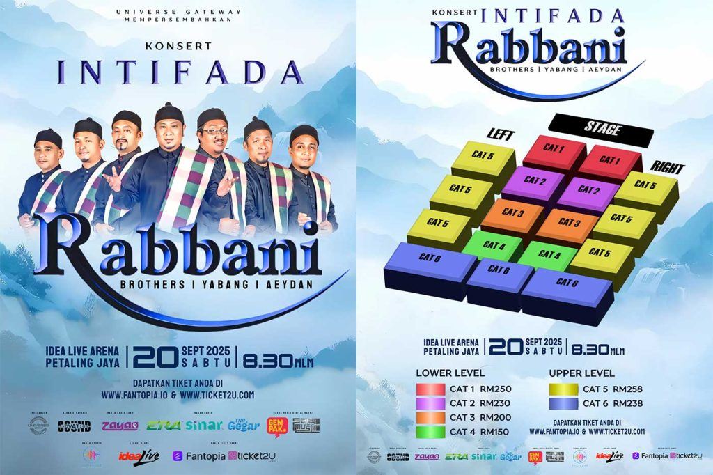 konsert rabbani tampil kelainan, sediakan lelaki dan wanita