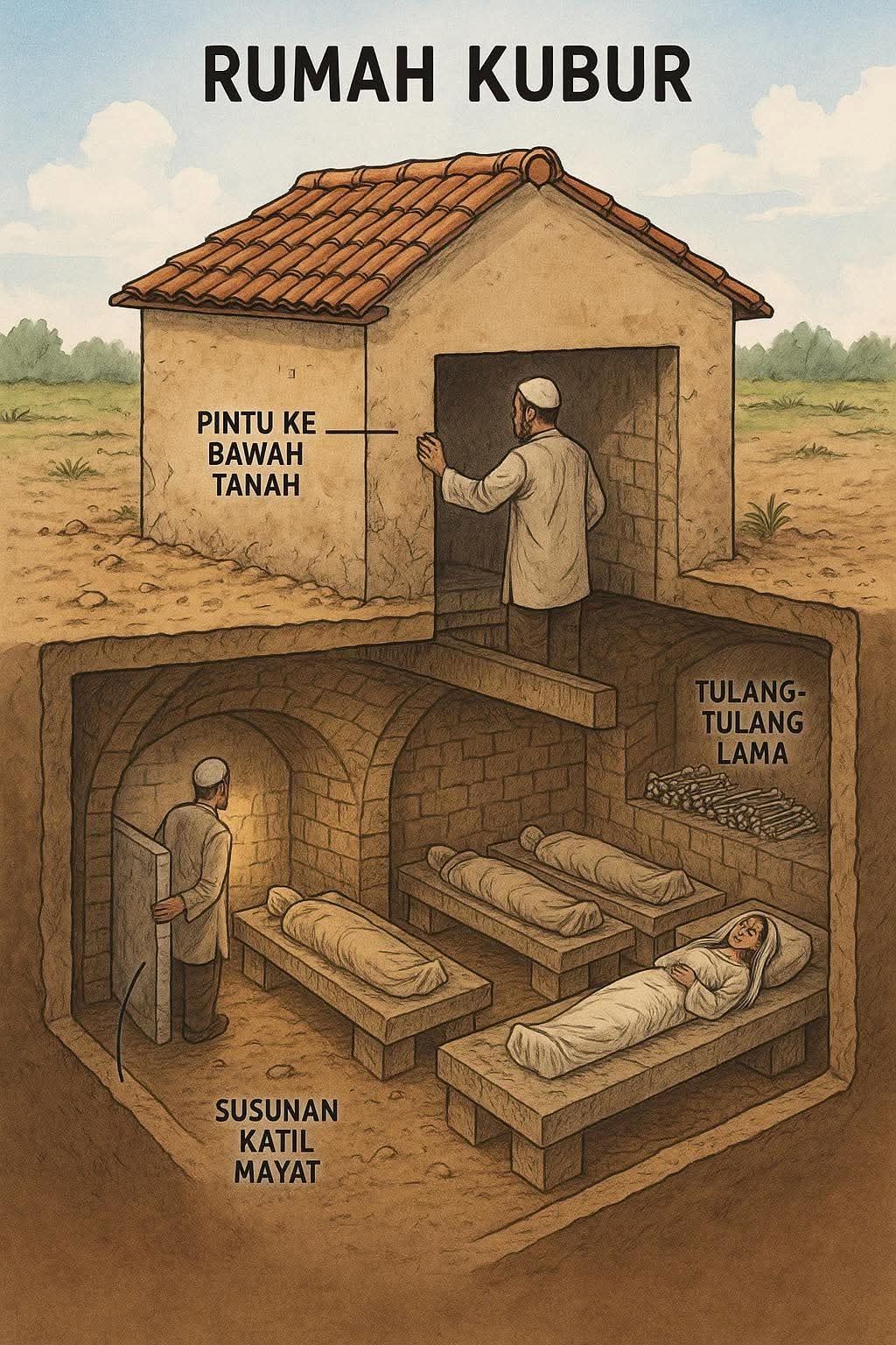 puluhan tahun dikebumikan, jasad hafizah di mesir kekal elok